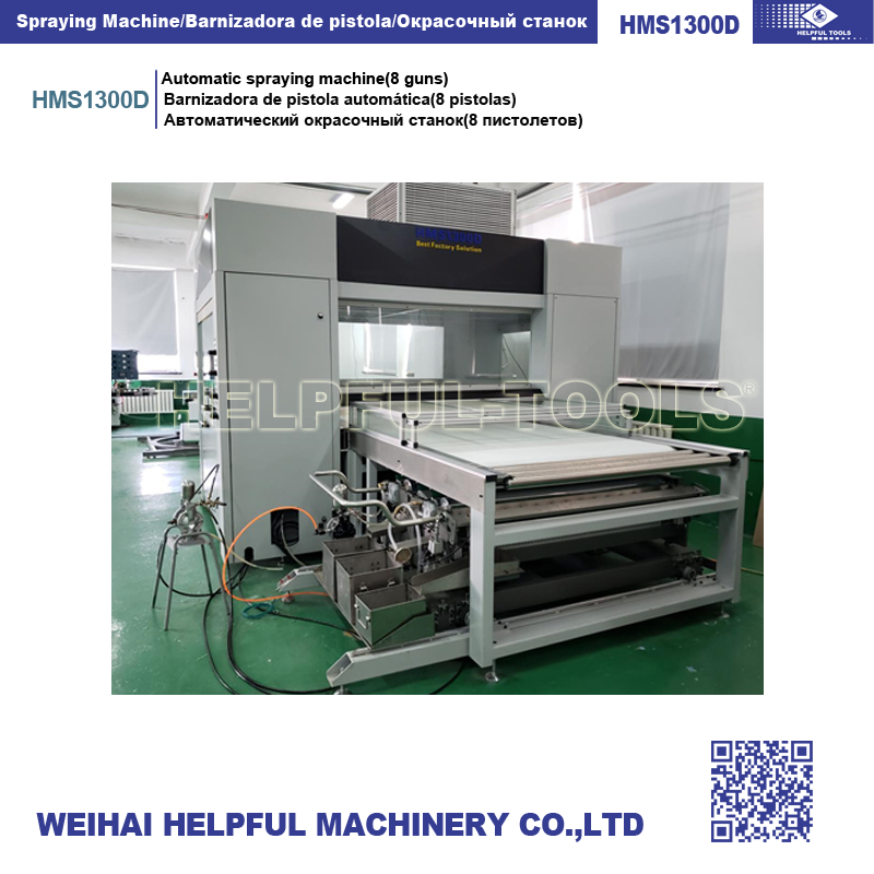 Automatic spraying system for industrial coating