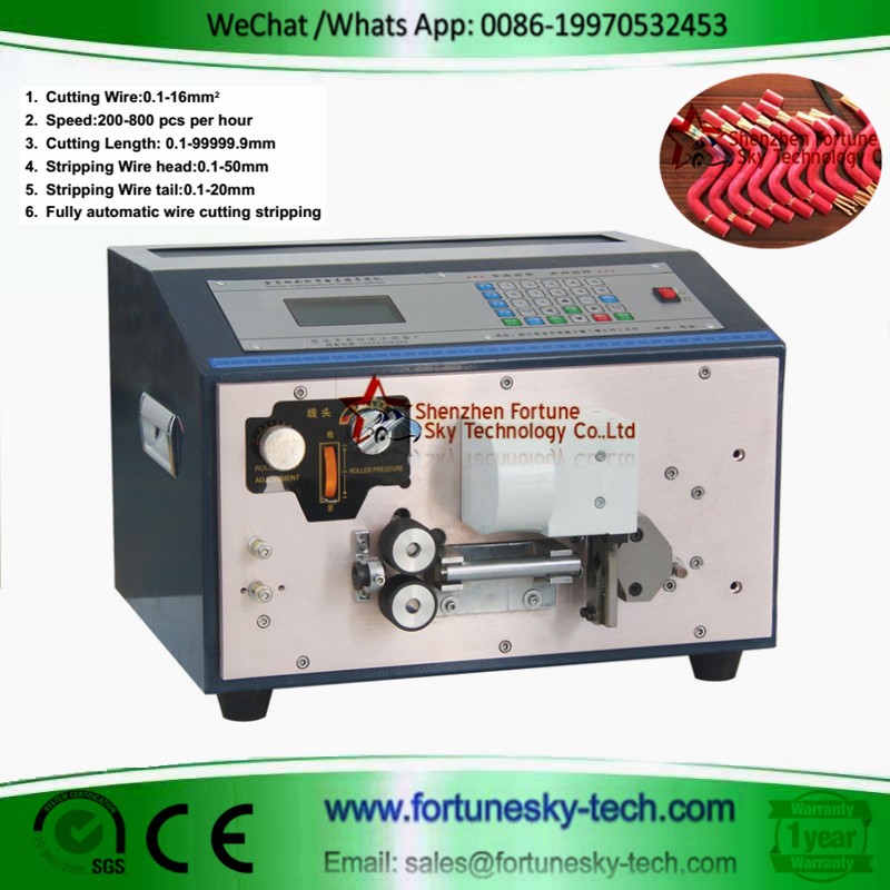 Automatic Wire Cutting, Stripping, and Bending Machine