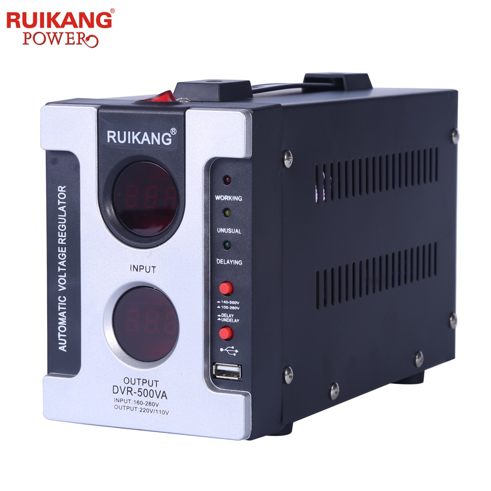 AVR 1000VA Power Single Phase 220V AC Automatic Double Digital Display Home Appliance Use - Image 3