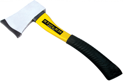 Fiberglass Handle Steel Axe with Rubber Grip