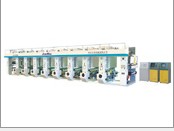 Computerized Color Register Rotogravure Press