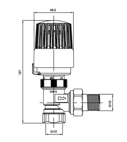 Thermostatic Radiator Valve with Liquid Sensor