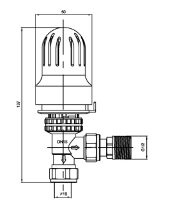 Thermostatic Radiator Valve with Liquid Sensor