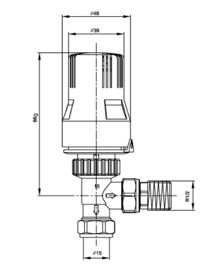 Thermostatic Radiator Valve with Liquid Sensor