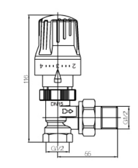 B00100 Thermostatic Radiator Valves - Image 2