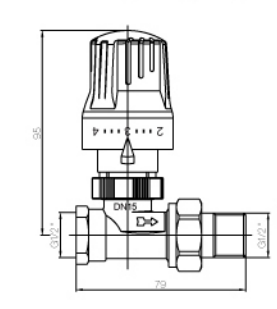 Thermostatic Radiator Valve with Adjustable Head