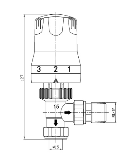 Thermostatic Radiator Valve with Liquid Sensor