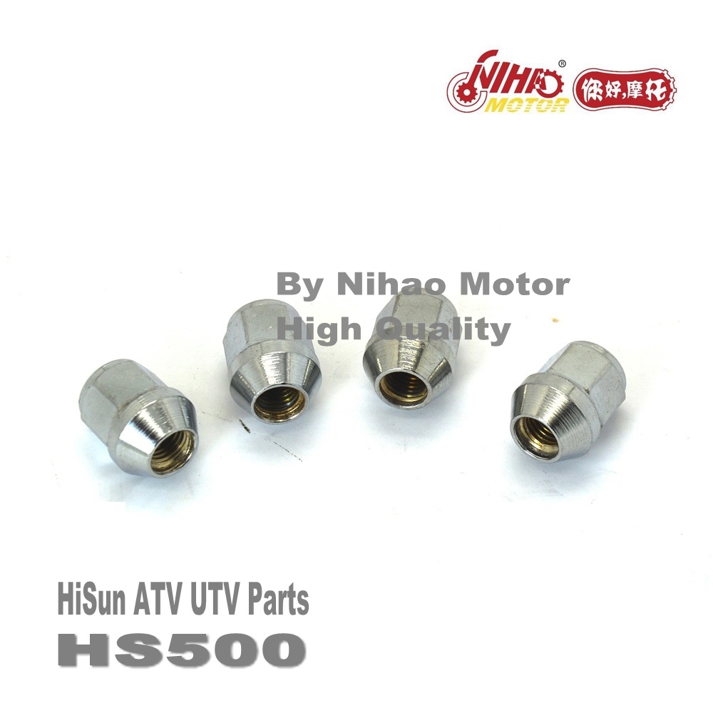 B24 HISUN PARTS Universal 4 Pcs HS500cc Lug Nuts HS400 500 700 800 1000 ATV UTV HS185MR HS - Image 2