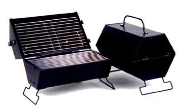 Portable Charcoal Grill with Foldable Legs