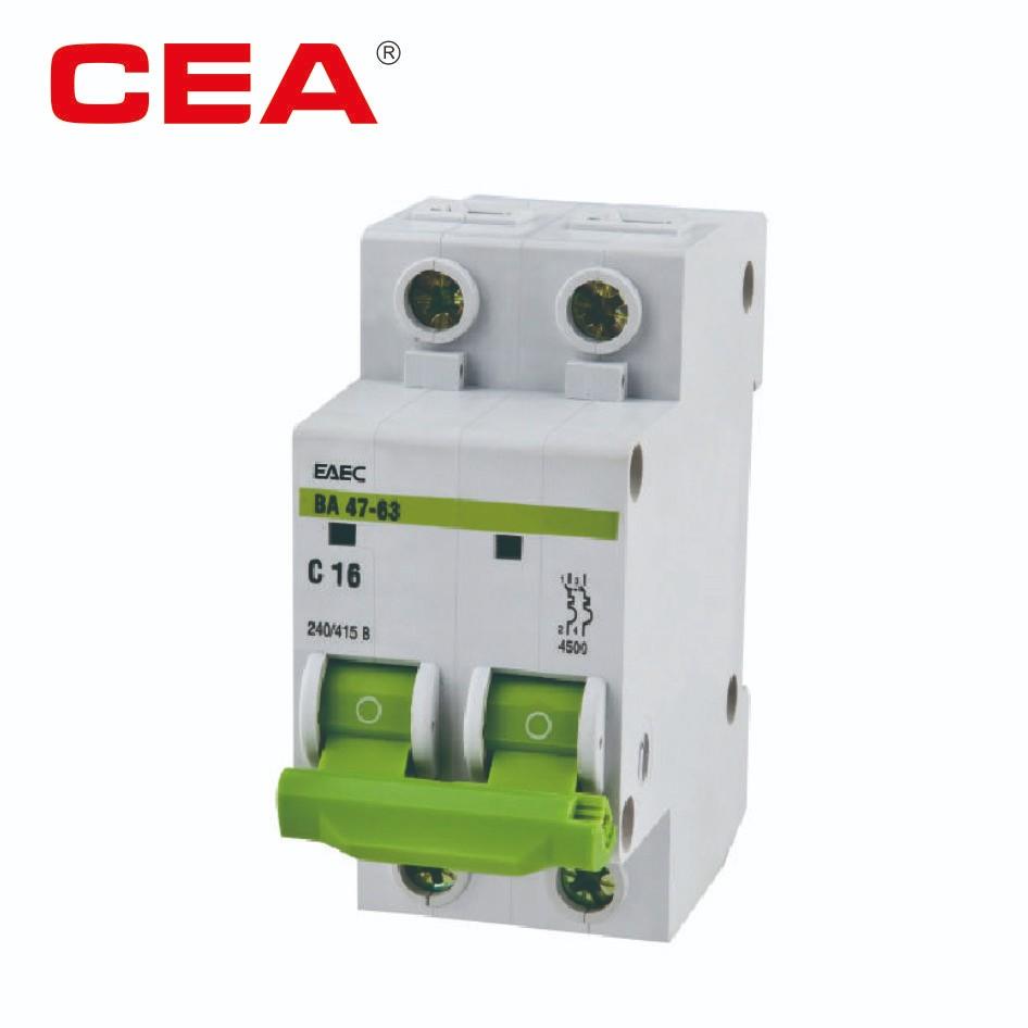 BA47 MCB,mini ciruit breaker,6kA breaking capacity - Image 2