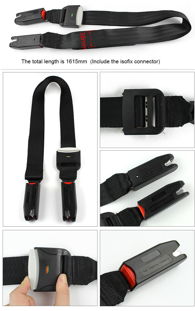 High capacity ISOFIX connector detail