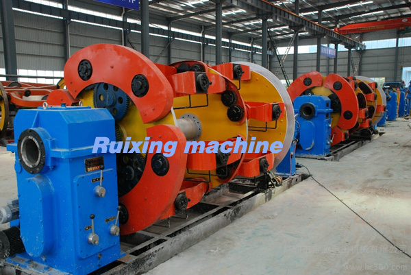 Back Twisting Stranding Machine with Steel Armoring and Copper Screening