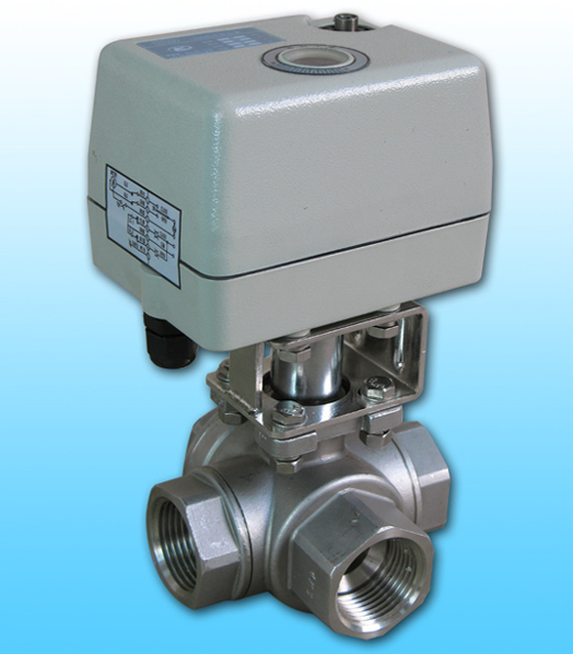 Three-Way Electric Actuated Ball Valve
