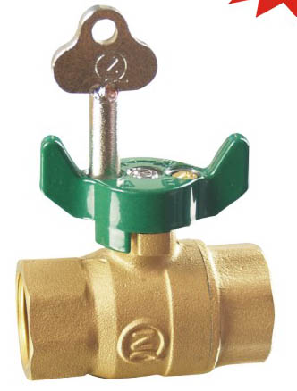 Key-Operated Brass Ball Valve