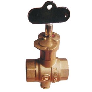 Key-Operated Three-Way Ball Valve