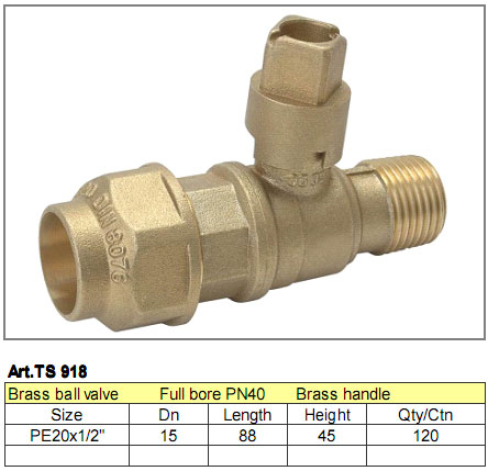 Brass Ball Valve, Full Bore