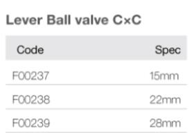 HVAC Ball Valve with Lever
