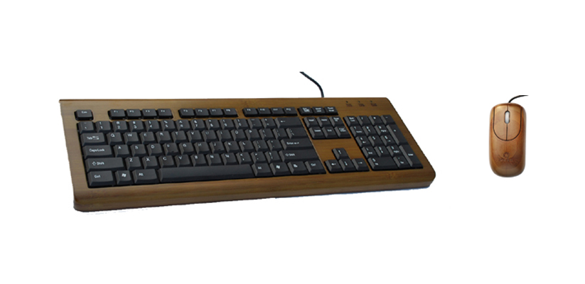 Bamboo keyboard and mouse with 104 keys - Image 2