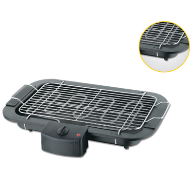 Electric Barbecue Grill with Removable Drip Tray