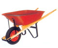 Pneumatic Wheelbarrow with Metal Tray