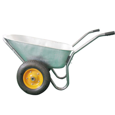 Heavy-Duty Wheelbarrow with Steel Frame