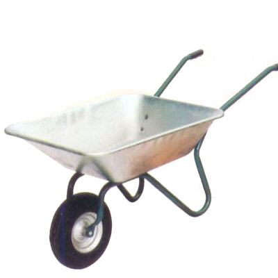 Pneumatic Wheelbarrow with Steel Tray