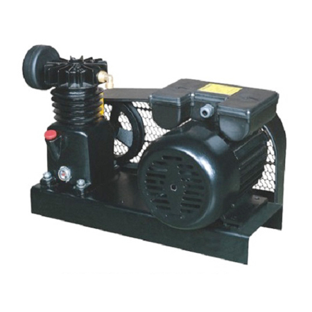 Reciprocating Air Compressor with Integrated Base Plate
