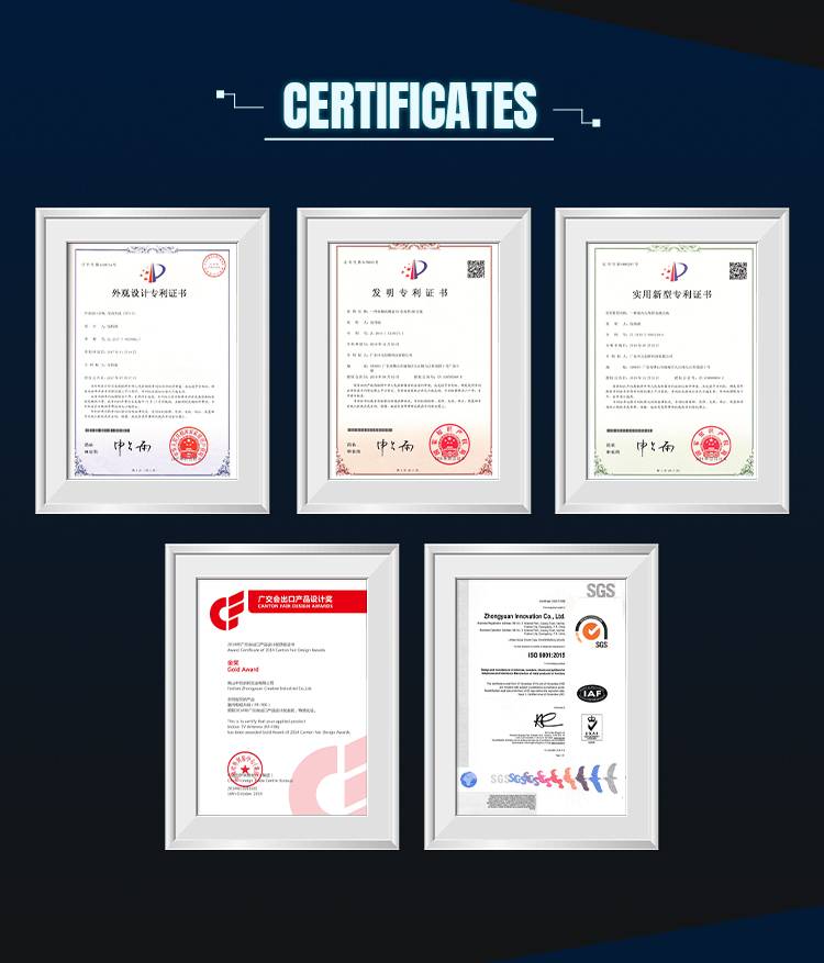 Patent and Design Certificates