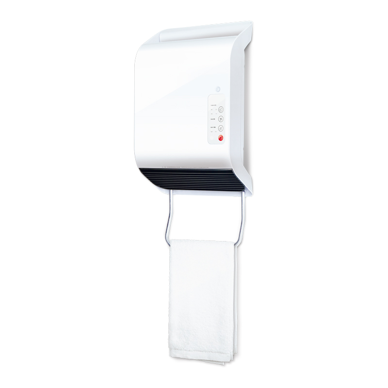 Wall-Mounted Bathroom Heater with Towel Rack
