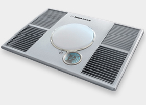 Ceiling-Mounted Bathroom Heater with Light and Ventilation