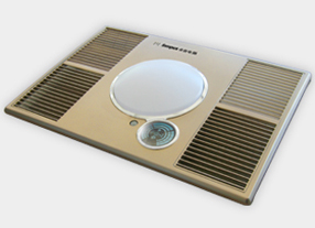 Ceiling Mounted Bathroom Heater with Light and Ventilation