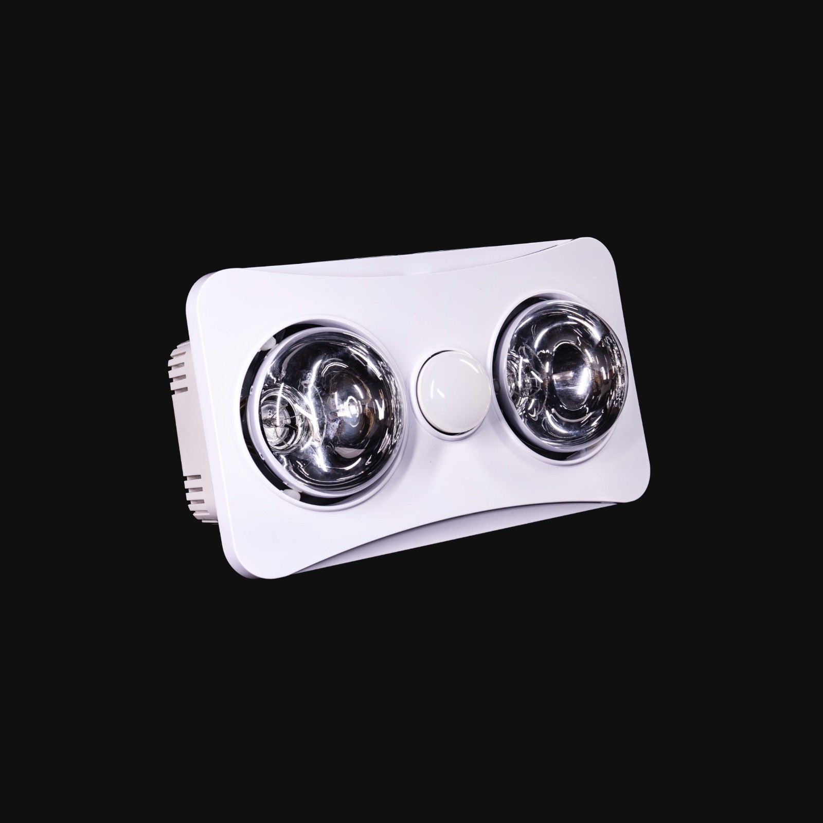 Infrared Bathroom Heater with Dual Lamps