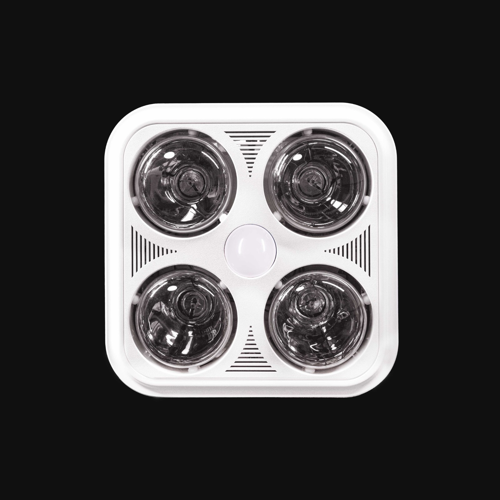 Ceiling Mounted 4-Lamp Bathroom Heater