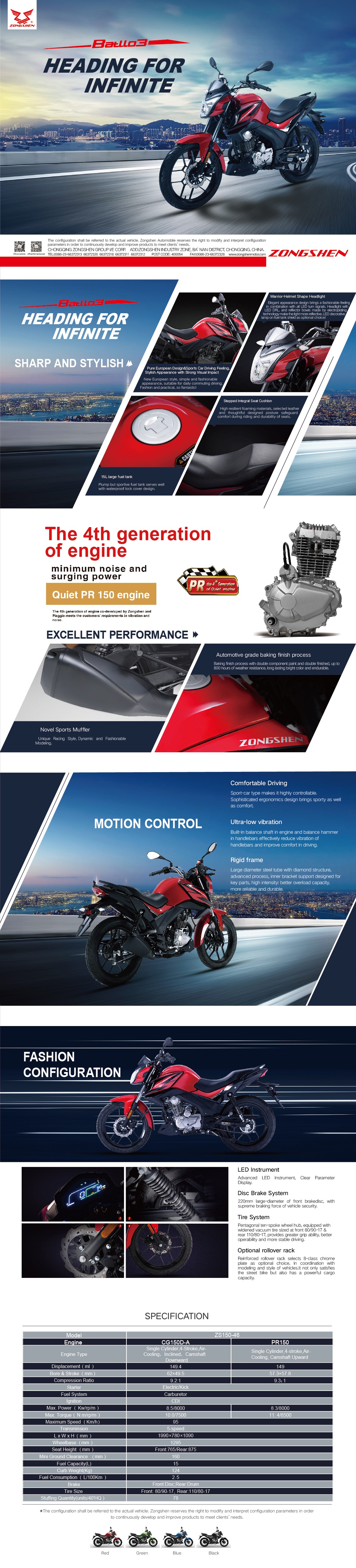 Detailed view of motorcycle components and technical features
