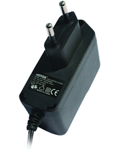 Compact Battery Charger with European Plug