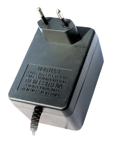 Compact Power Adapter with European Plug
