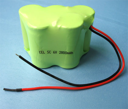6V 2800mAh Rechargeable Battery Pack