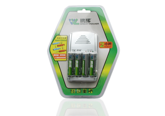AA/AAA Battery Charger with Rechargeable Batteries