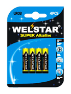 LR03 Super Alkaline Battery Four-Pack