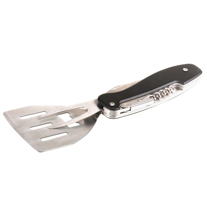 BBQ Multi-Tool with Spatula, Fork, Knife, and Bottle Opener