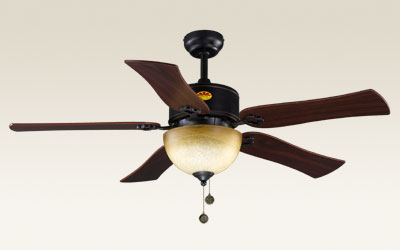 Wooden Blade Ceiling Fan with Light