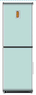 Two-Door Bottom Freezer Refrigerator