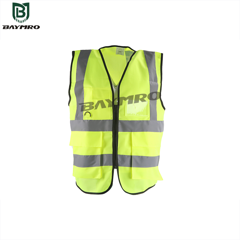 BDP101 - CE EN20471 Reflective Vest Zipper - BDP101 - Image 3