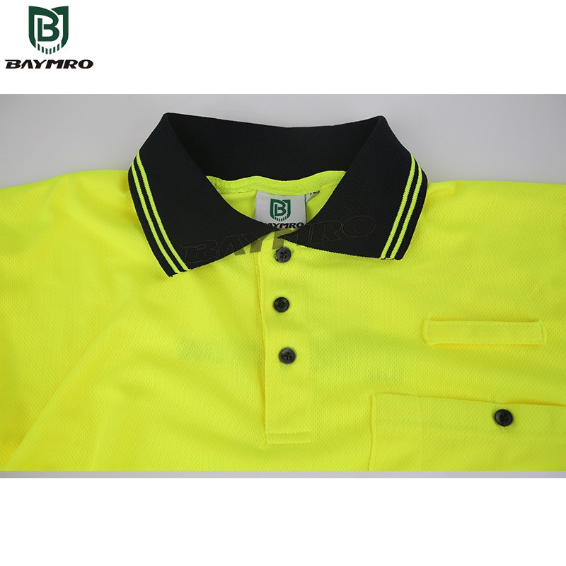 High-Visibility Traffic Control Polo Shirt