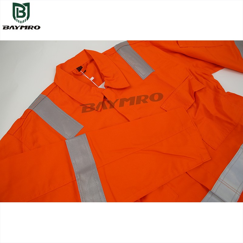 Flame-Resistant High-Visibility Coverall
