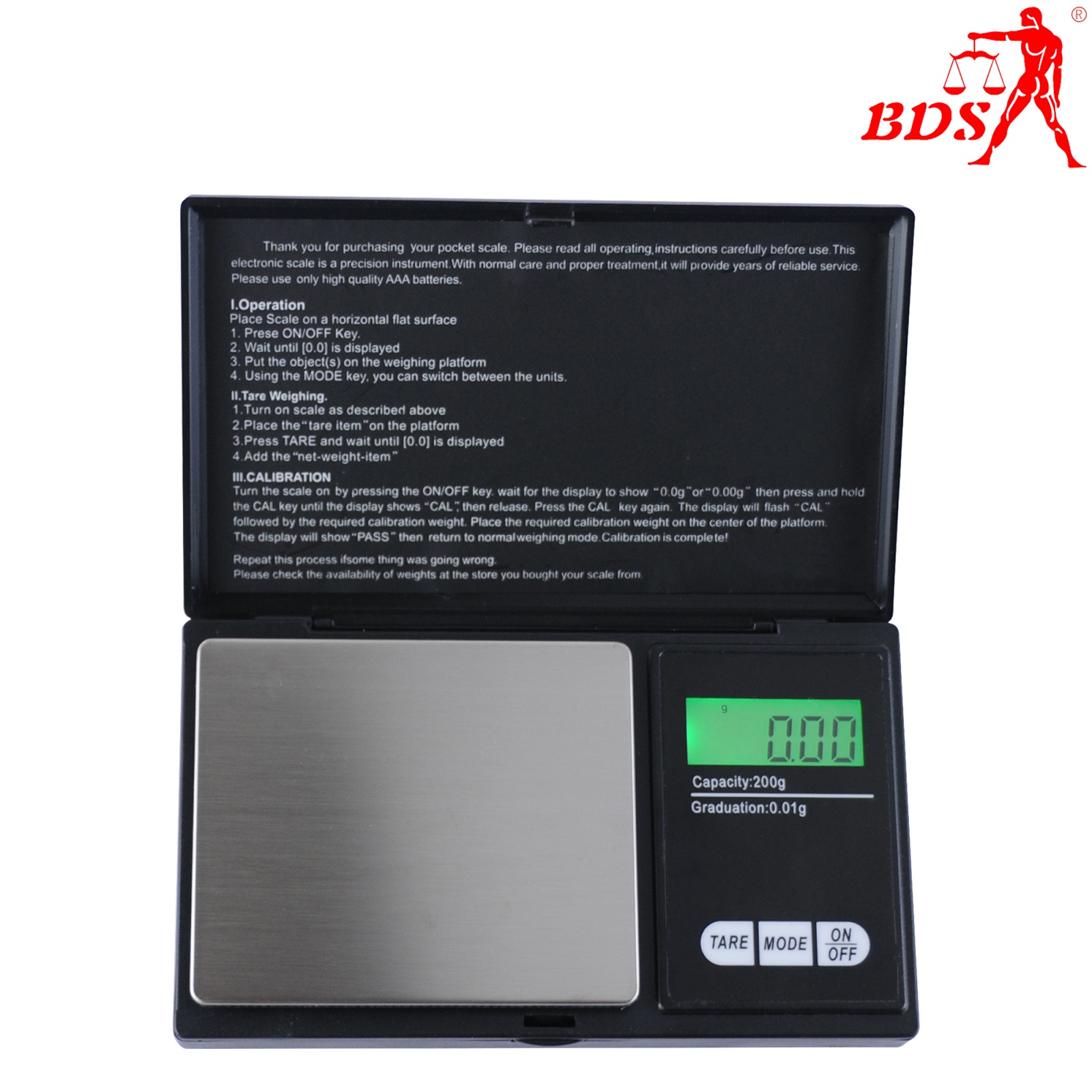 BDS-CS jewelry scale gold diamond weighing scale electronic pocket scale - Image 3