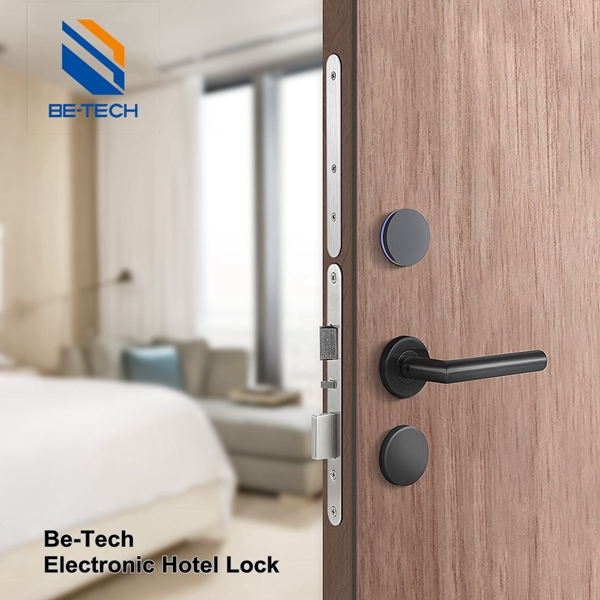 RFID Hotel Door Lock in Matte Black