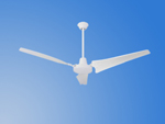 Ceiling Fan with Three Blades