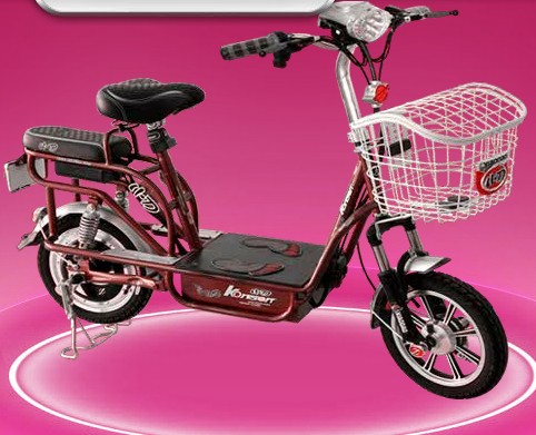 Step-Through Electric City Bicycle