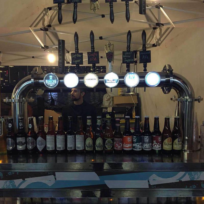 Beer Dispensing System with Multiple Taps